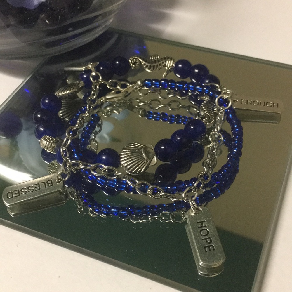 Blue Bracelet Set